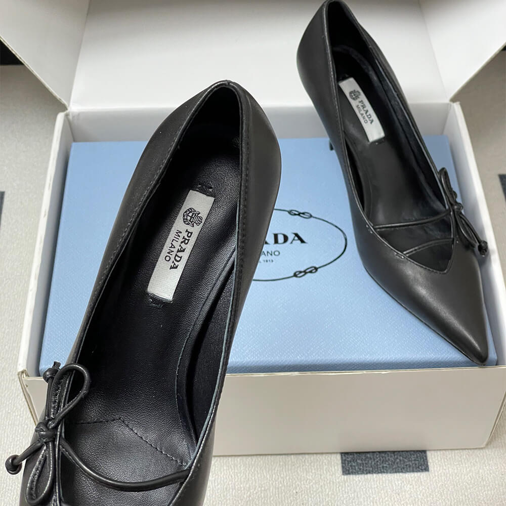 Prada leather pumps