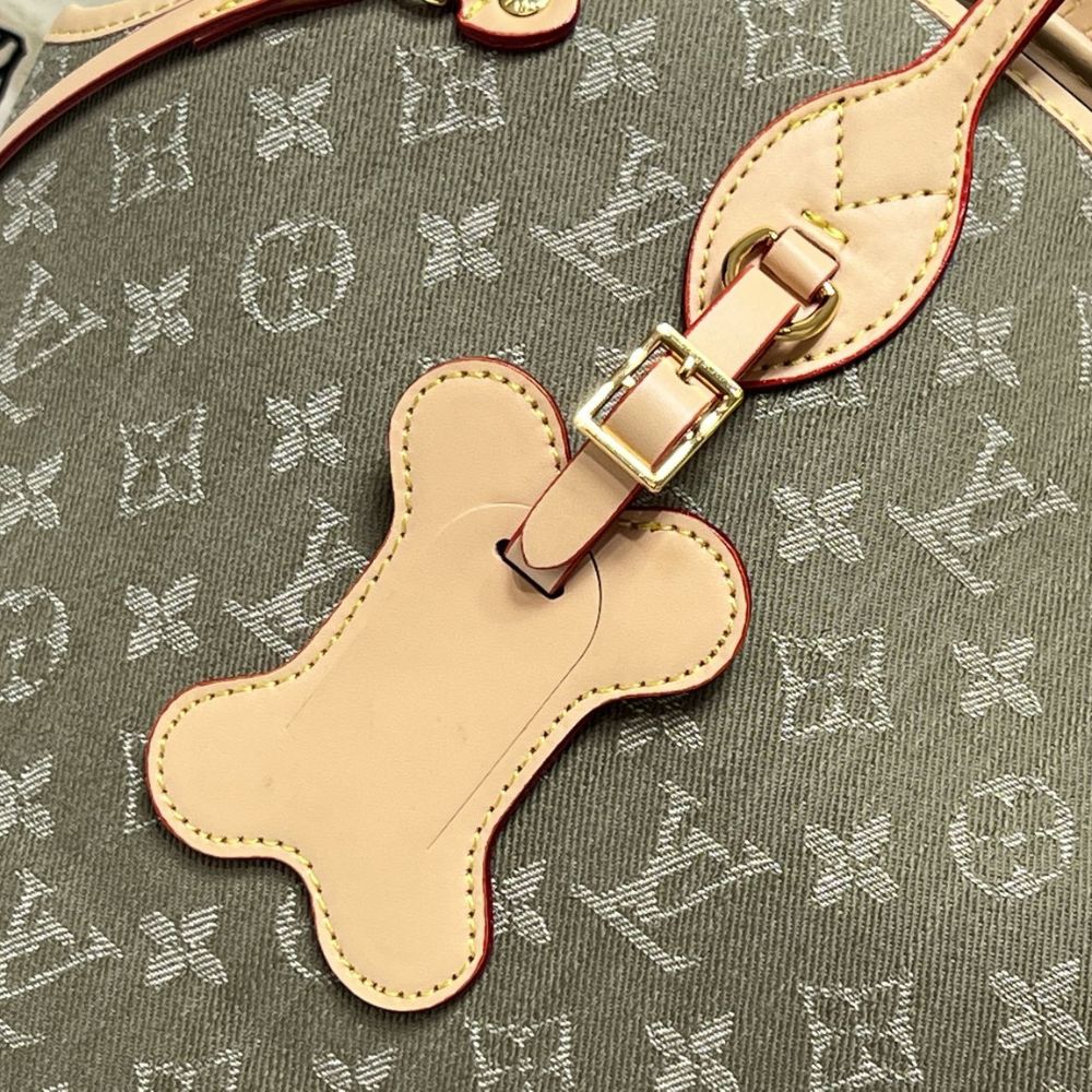Louis Vuitton Neverwoof MM Khaki Denim 31Cm