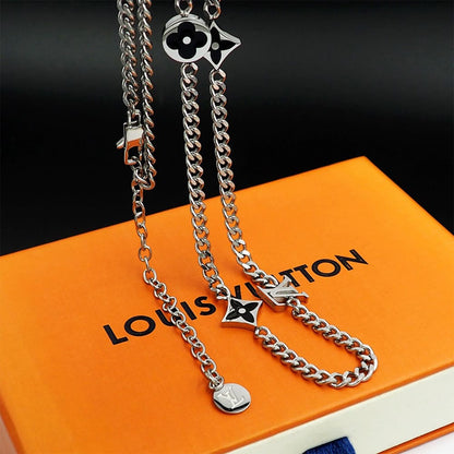 LV Spike Charms Necklace