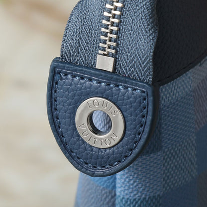 Louis Vuitton Pochette Voyage Souple Blue 30Cm M28846