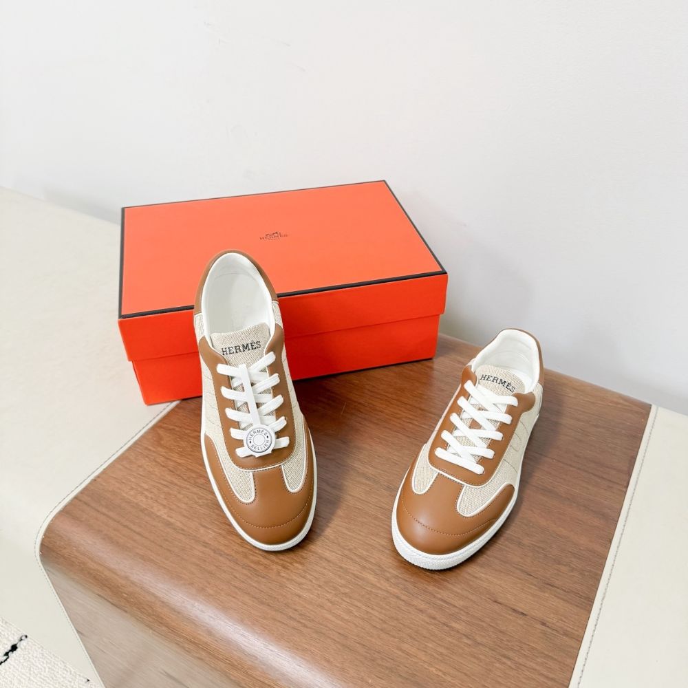 Hermes Match Sneaker Multicolore Noisette