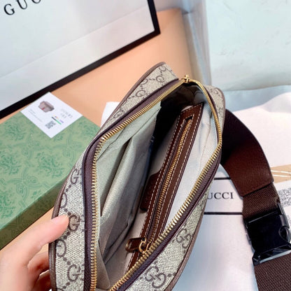 Gucci GG Ophidia Belt Bag Brown 24Cm