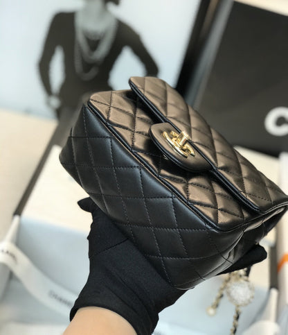 Chanel Classic Mini Square Black