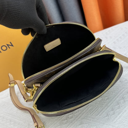 Louis Vuitton Be Alma Monogram Canvas Beige Tag 22Cm