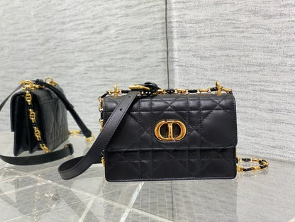 Dior Miss Caro Bag Macrocannage Lambskin Bag - 19 x 13 x 5.5 cm