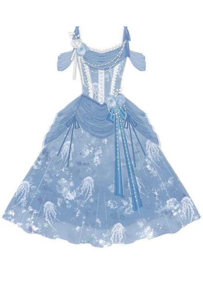 Girlhomeshops-Blue sweet fashion tulle short homecoming dress birthday dress gh5344