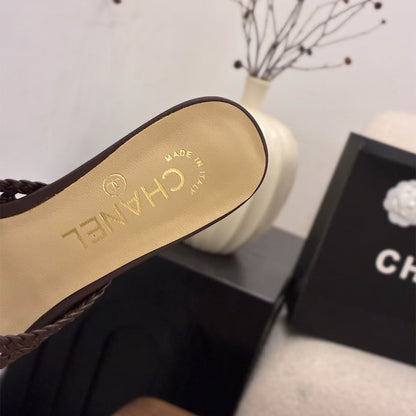 CHANEL Braided Mules 804318