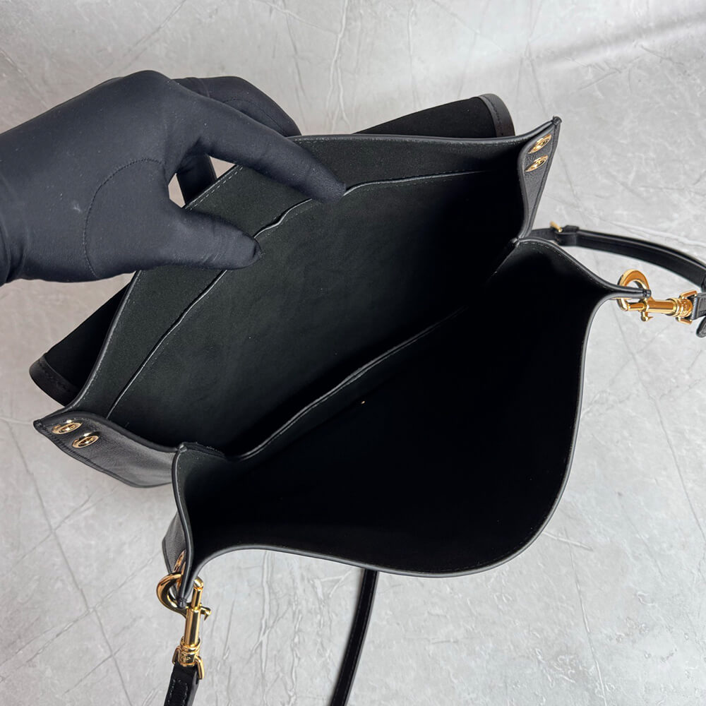 CELINE SOFT TRIOMPHE BESACE IN SUPPLE SHINY LAMBSKIN(HIGH-END GRADE)