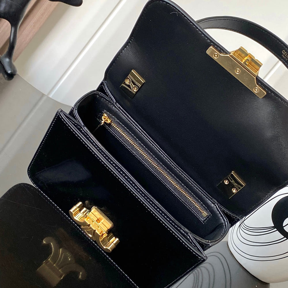 CELINE TEEN GARANCE bag in PATENT CALFSKIN(HIGH-END GRADE)