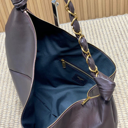 YSL AMALIA hobo in lambskin(HIGH-END GRADE)