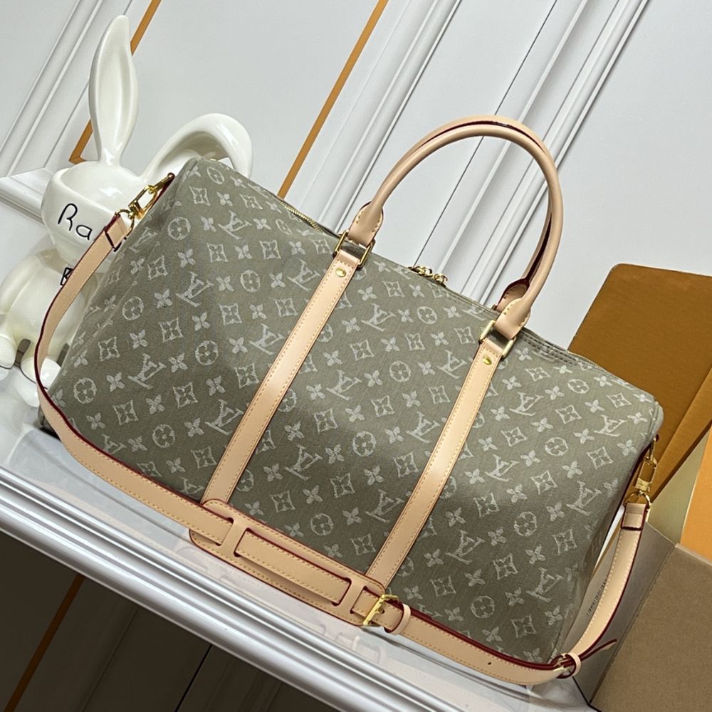 Louis Vuitton Keepall Bandoulière 45 Khaki 45Cm