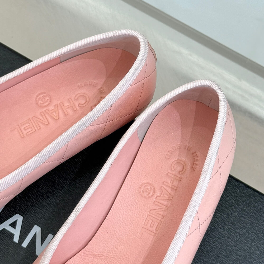CHANEL Quilted Ballerina Flats