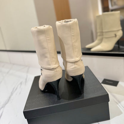 YSL NIKI booties in suede