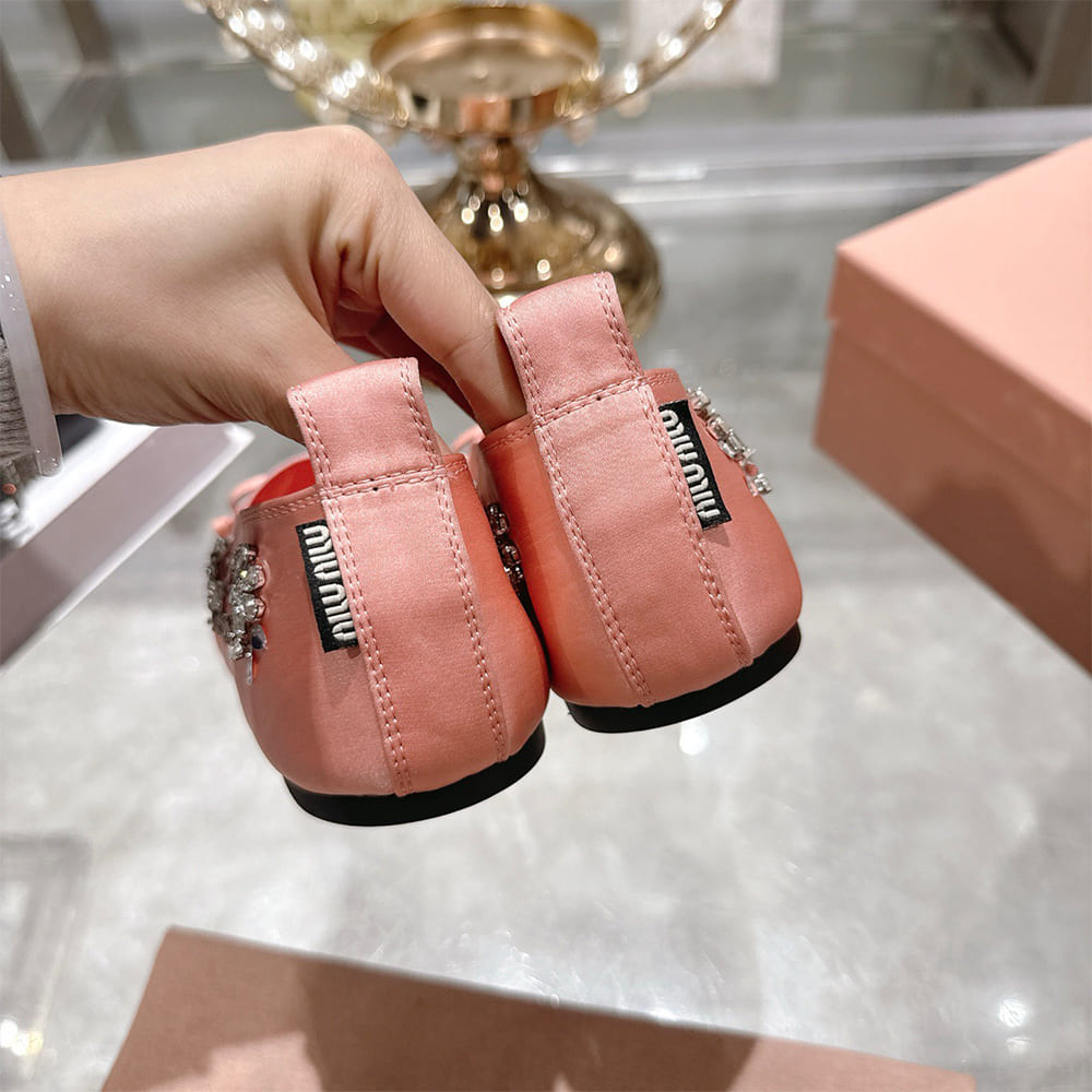 MIUMIU Satin ballerinas