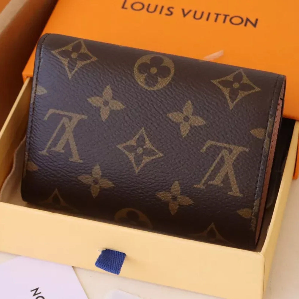 Louis Vuitton Victorine Wallet Monogram Rose Pink 12Cm M62360