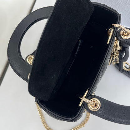 Dior Mini Lady Dior Bag with Chain(HIGH-END GRADE)