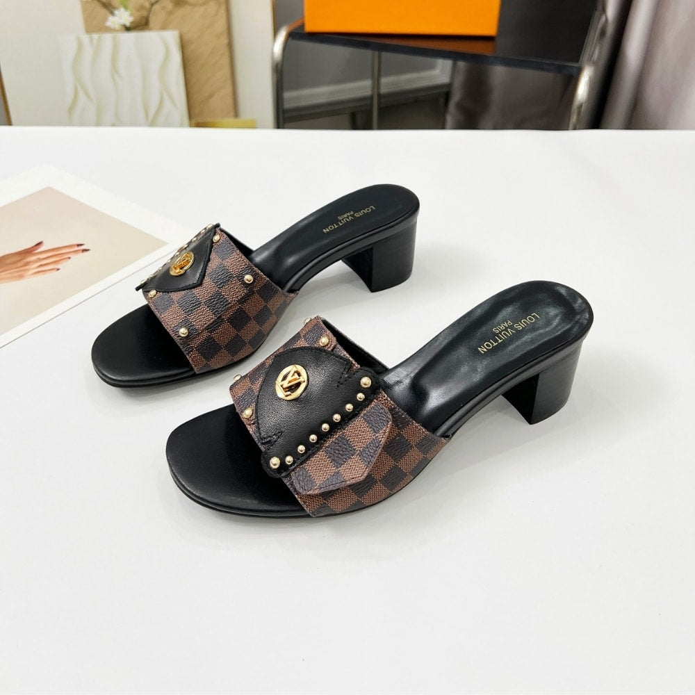LOUIS VUITTON LV FRAME MULES CACAO BROWN 1AHMGI