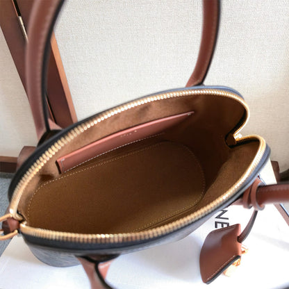 Celine TEEN HONORINE BAG IN Triomphe Canvas and Calfskin