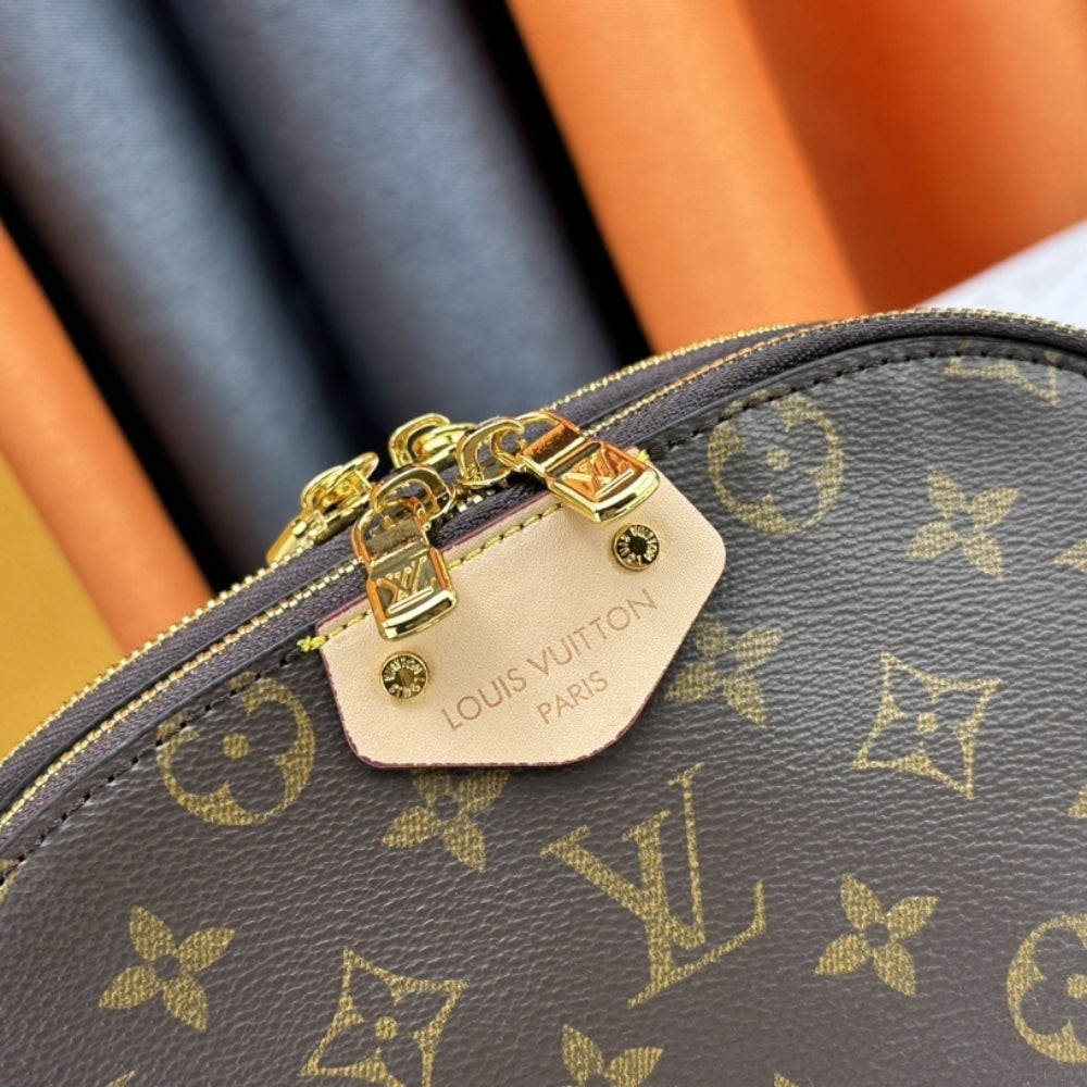 Louis Vuitton Be Alma Monogram Canvas Beige Tag 22Cm