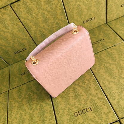 Gucci GG Marmont Shoulder Bag Pink 20Cm