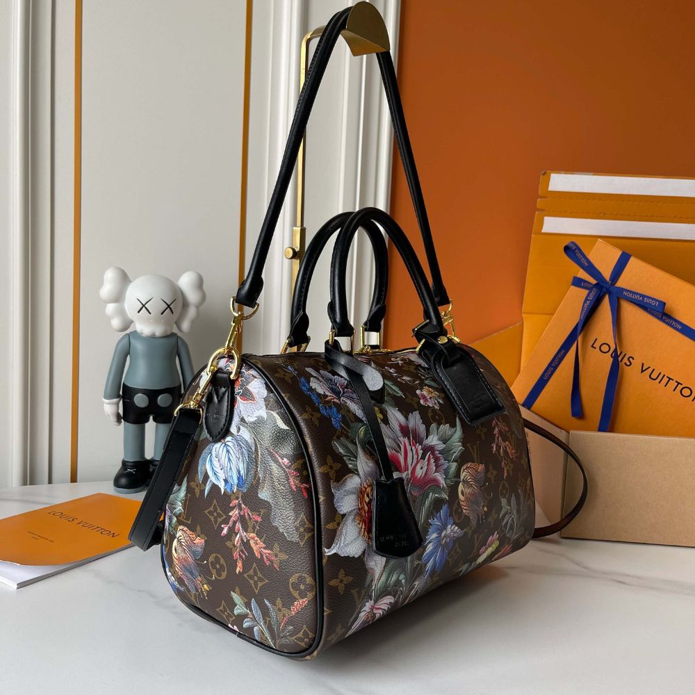 Louis Vuitton Speedy Soft 30 Monogram Canvas Ebene 30Cm