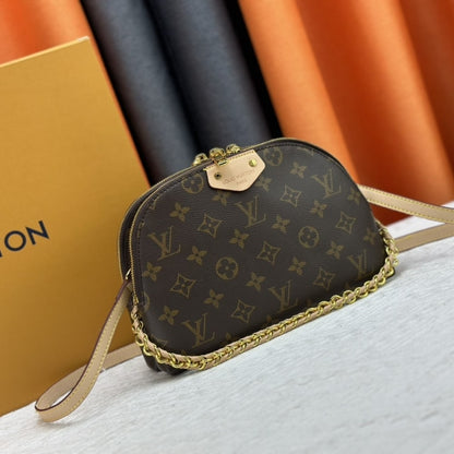 Louis Vuitton Be Alma Monogram Canvas Beige Tag 22Cm