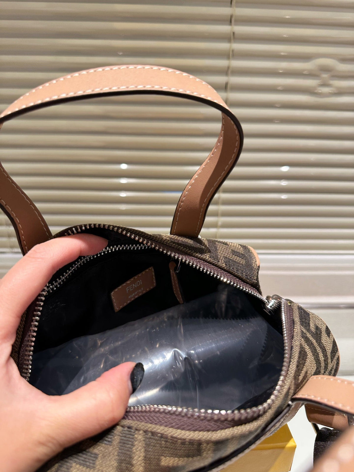 FENDI MINI BAG 7VA570 KHAKI