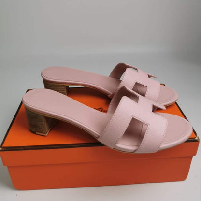 Hermes Oasis Sandals Rose Pale H151215Z VR360