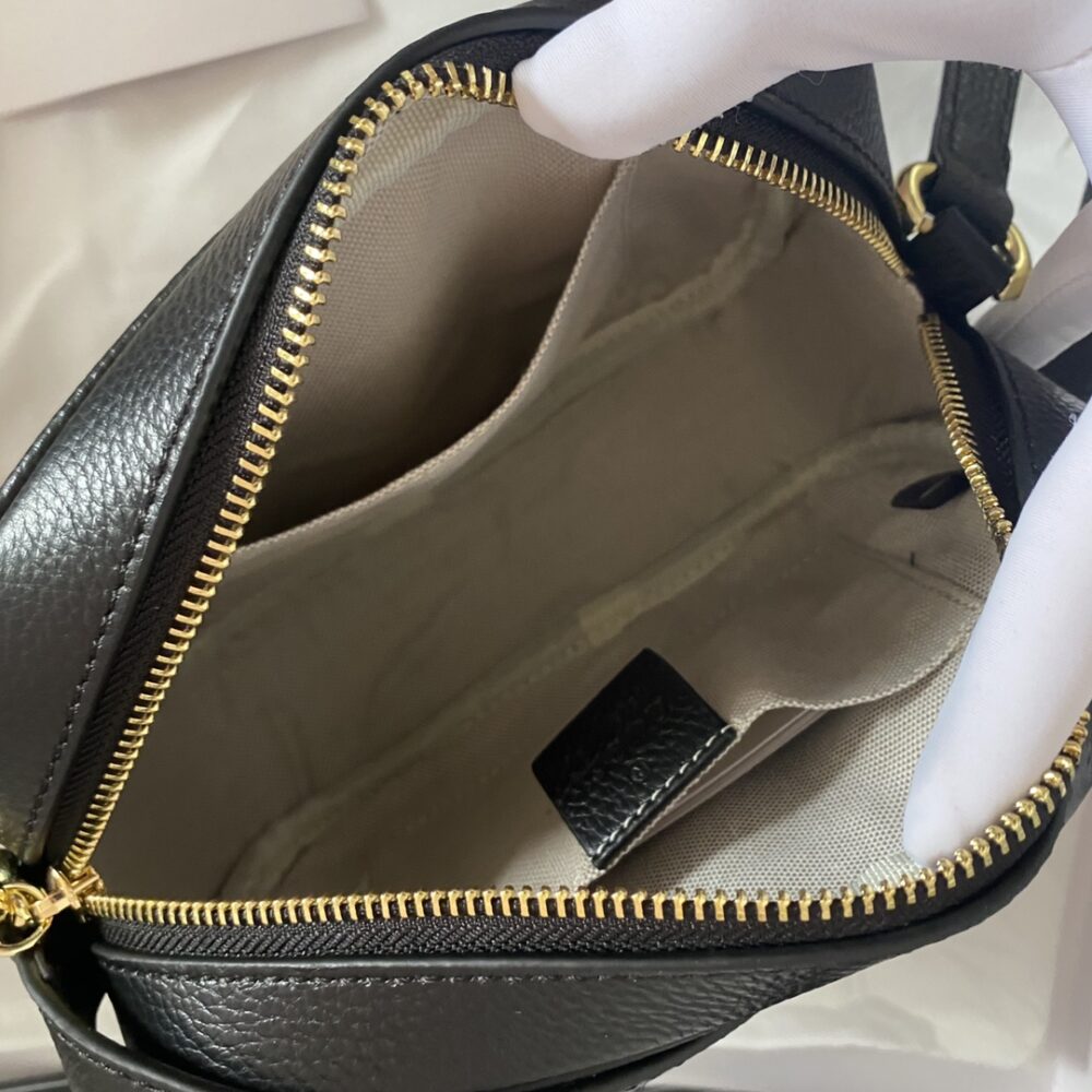 Gucci Soho Small Disco Bag Black 21Cm 308364 A7M0G 1000