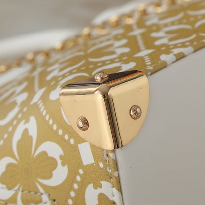 Louis Vuitton Alma Trunk BB White Gold Handle Bag 22cm M28032