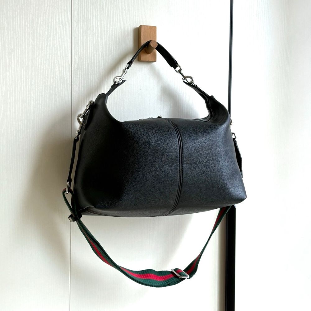 Gucci Brera Medium Crossbody Bag Black 33Cm 866938 AAGDQ 1053