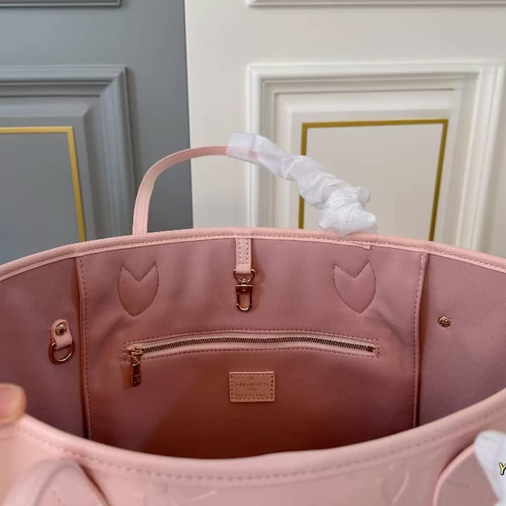 Louis Vuitton Neverfull Full MM Pink 43Cm