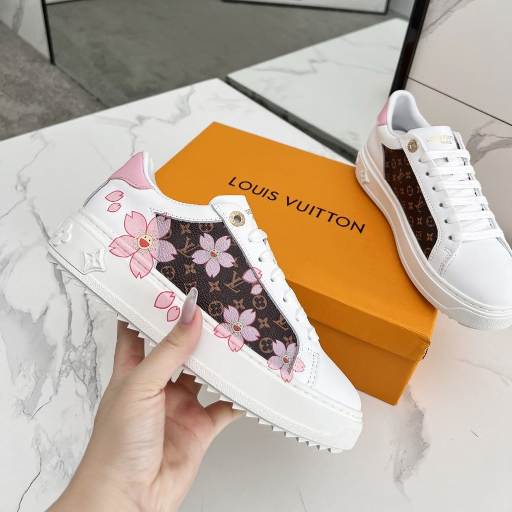 Louis Vuitton X Takashi Murakami Time Out Sneaker White 1AGWOL