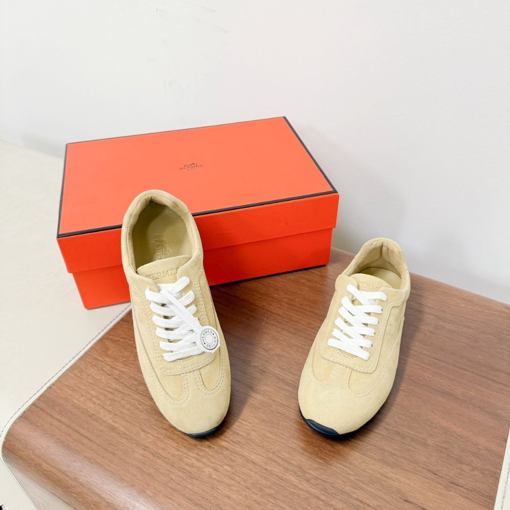 Hermes Master Sneaker Beige Albâtre