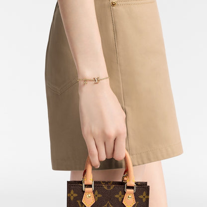 Louis Vuitton Lv Iconic Enamel Bracelet Gold M1137A