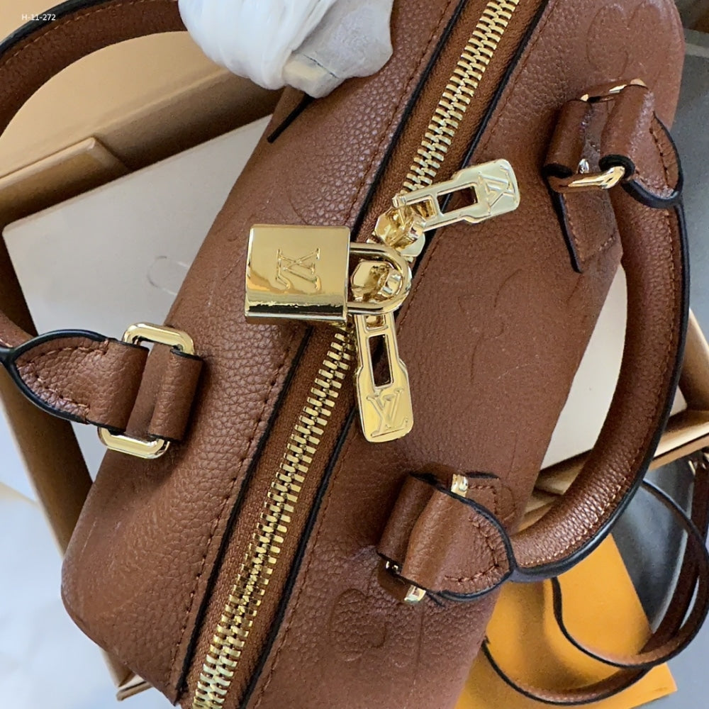 Louis Vuitton Speedy Bandoulière 20 Cognac Brown 20Cm