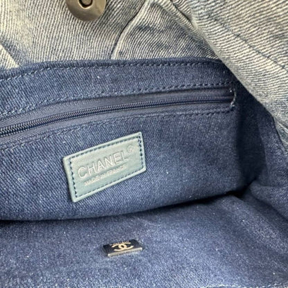 Chanel 22 Handbag Washed Denim 36Cm AS3261 B10439 NM981