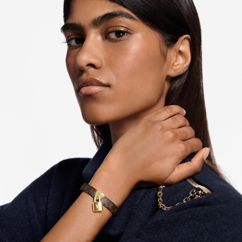 Louis Vuitton Lock Me In Love Bracelet Monogram Brown M4264Z