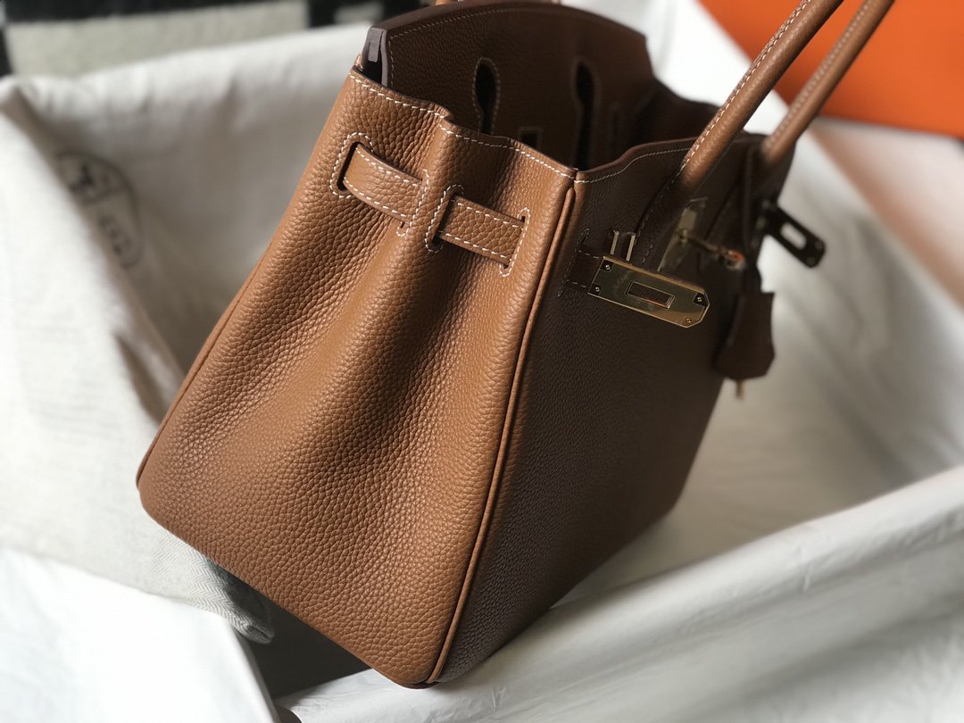 H BIRKIN GOLD HARDWARE CAMEL BROWN 30CM/11.8in