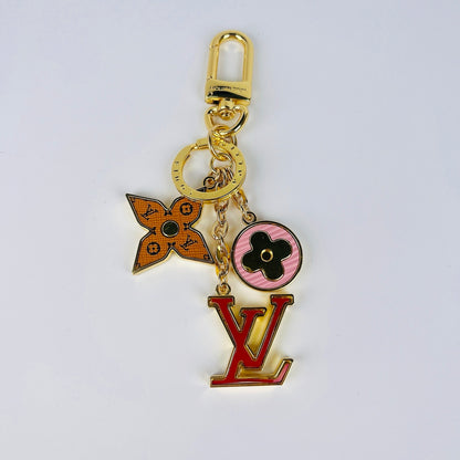 Louis Vuitton Lv Logo Bag Charms Key Holder