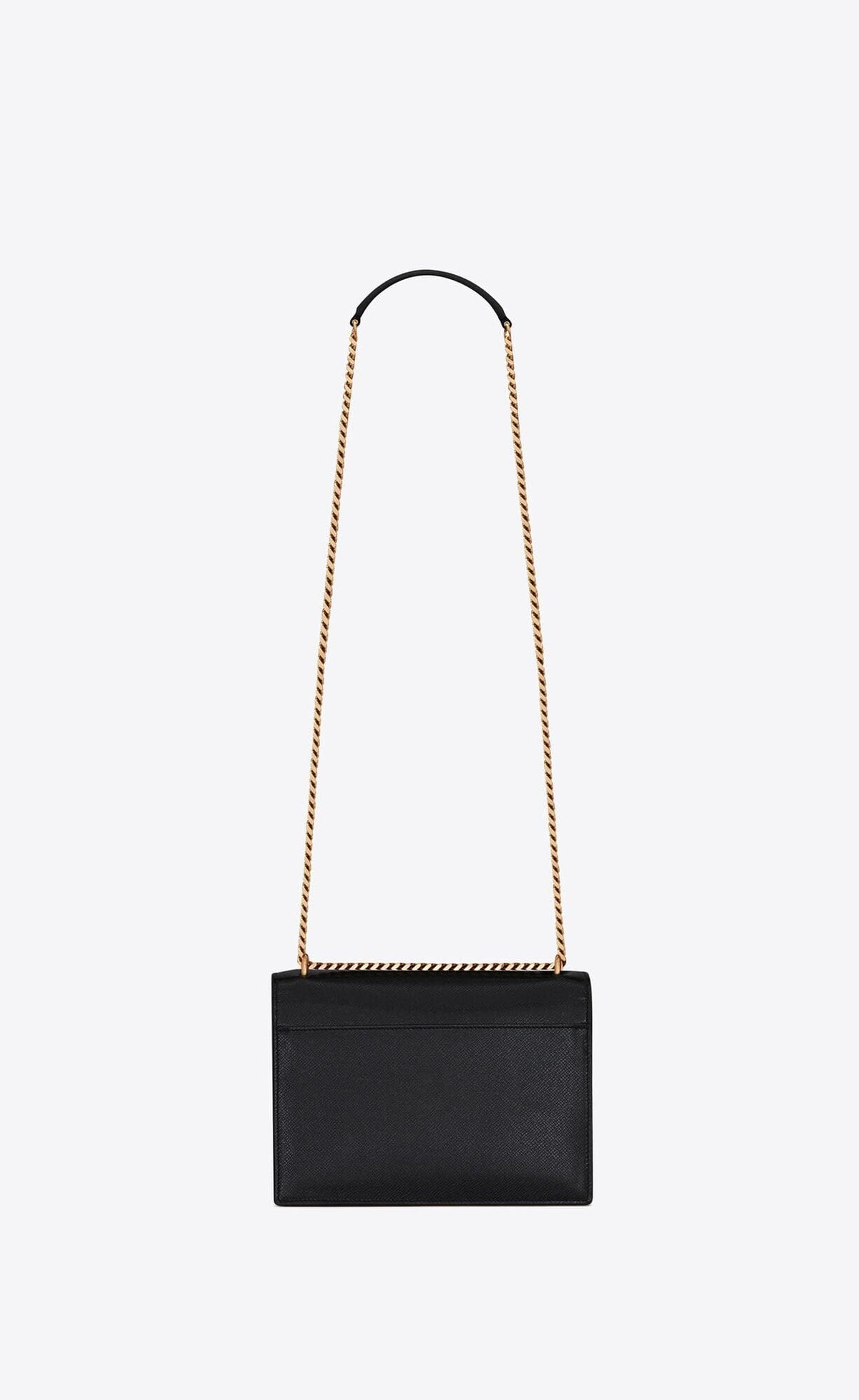Saint Laurent SUNSET MEDIUM BARK TEXTURED EMBOSSED HANDBAG