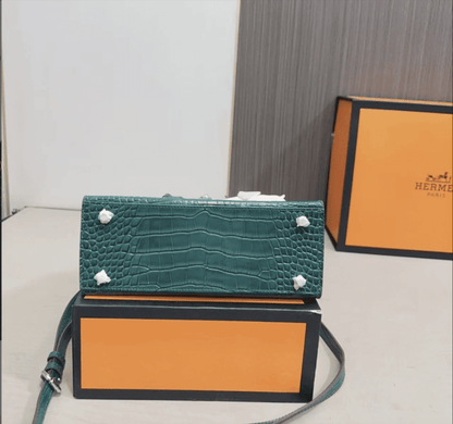 Hermès Kelly 25 Alligator Vert Emerald 25Cm