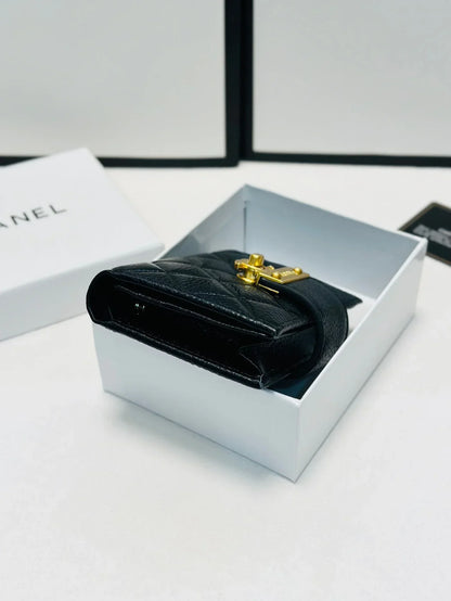 Gucci Black Short Wallet Mini Purse - 12x10cm