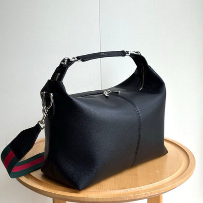 Gucci Brera Medium Crossbody Bag Black 33Cm 866938 AAGDQ 1053