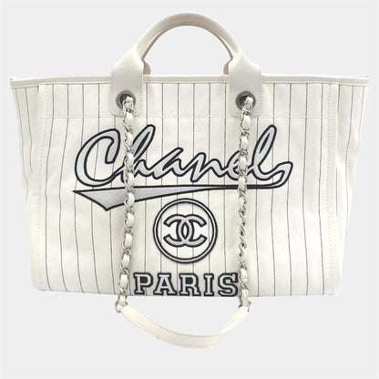 CHANEL Doville Tote And Shoulder Bag