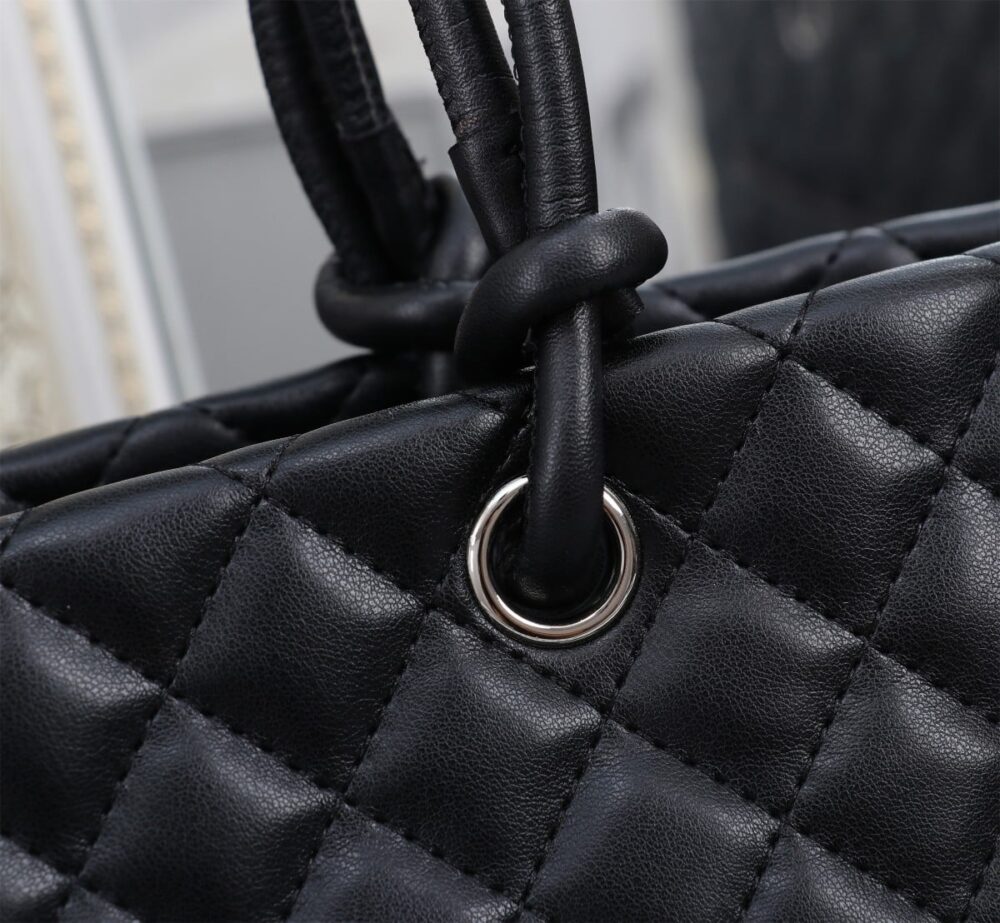 Chanel Cambon Line Large Tote Bag In Black 41Cm A25169