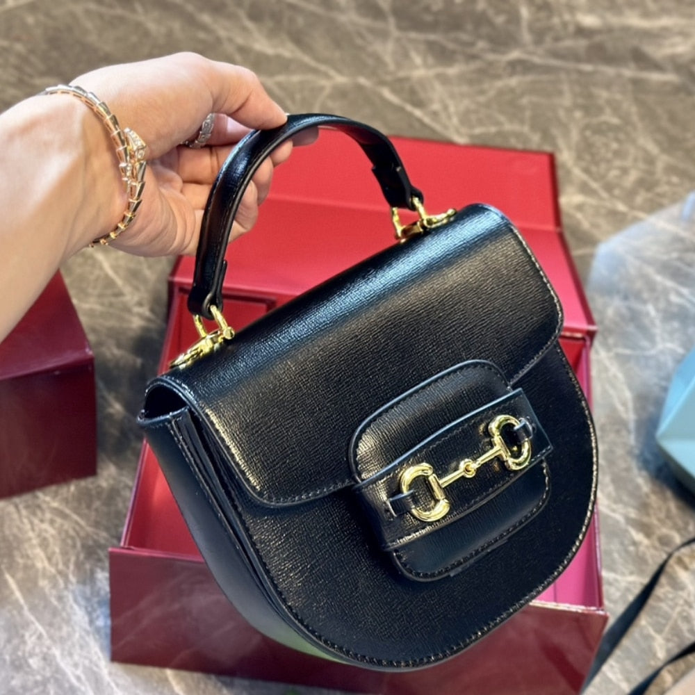 Gucci Horsebit 1955 Mini Top Handle Bag Black 14Cm 781387 1AAQD 1000