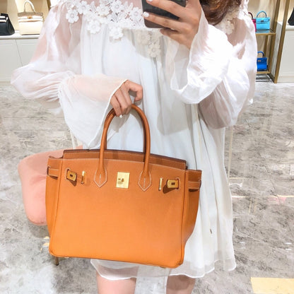 Hermes Birkin 25 Bag Togo Orange 25Cm