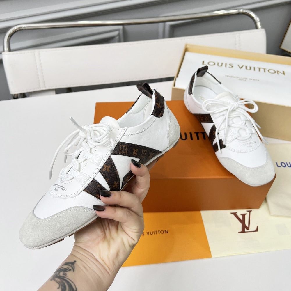 Louis Vuitton LV Sneakerina Monogram White 1AHNC6