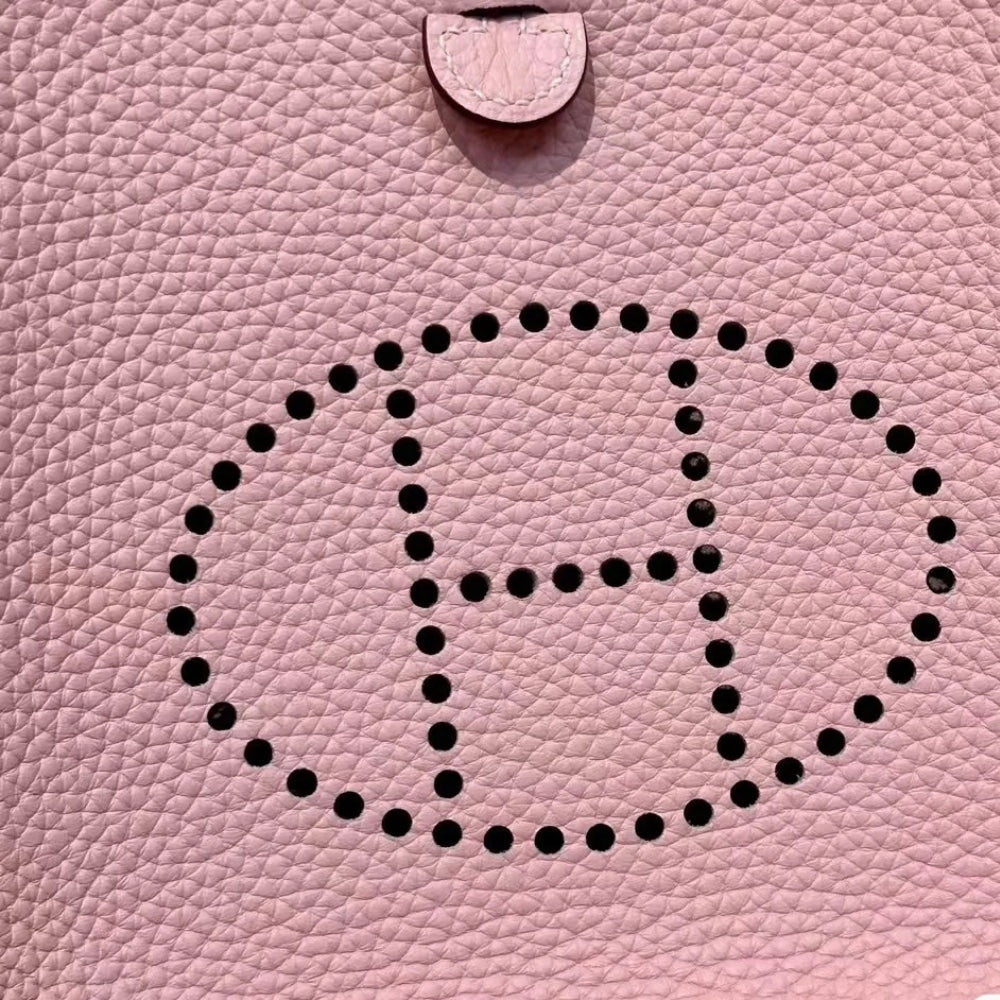 Hermes Mini Evelyne Bag Mauve Sylvestre 17cm